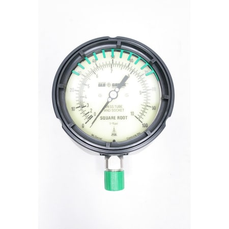Mcdaniel Controls 0-100Linear 4-1/2In 1/2In 3-15Psi Npt Pressure Gauge MPB/SCTG AB10919